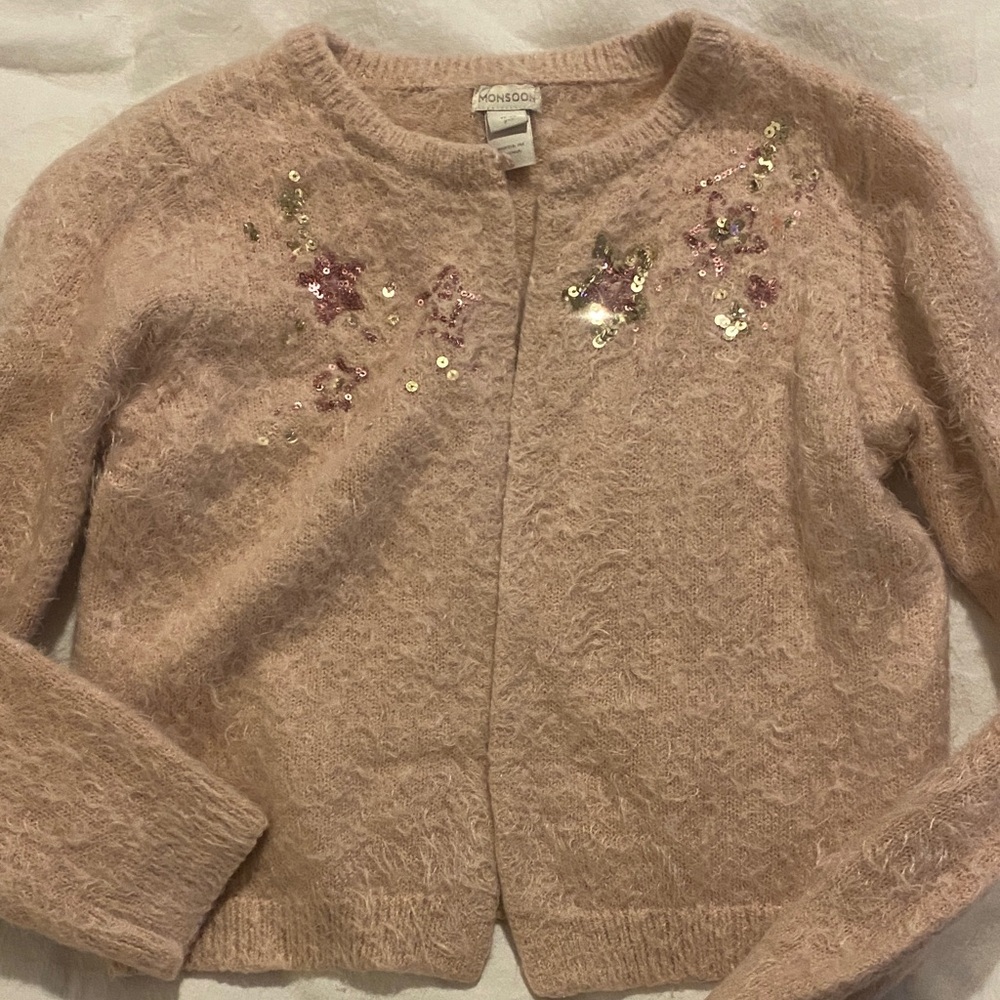 Monsoon Blush Embellished Cardigan
